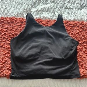 Women's Black Sleeveless Top